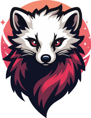 Obraz premium weasel logo