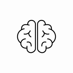 mind smart icon sign vector