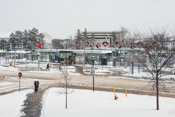 Ottawa O train station at Carleton University