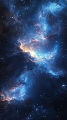 Fototapeta premium Cosmic Nebulae swirling in deep space