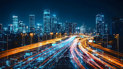 A self-learning AI orchestrating digital city-wide events, adjusting traffic, lighting, and public services based on real-time data.