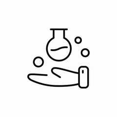 chemistry lab icon sign vector
