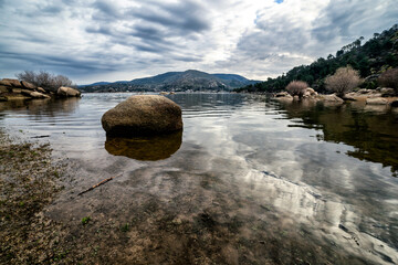 Embalse del Burguillo tras las lluvias