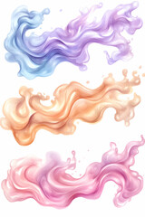 Fototapeta premium Abstract Liquid Splashes