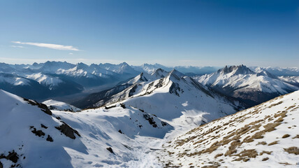 Fototapeta premium snow mountains