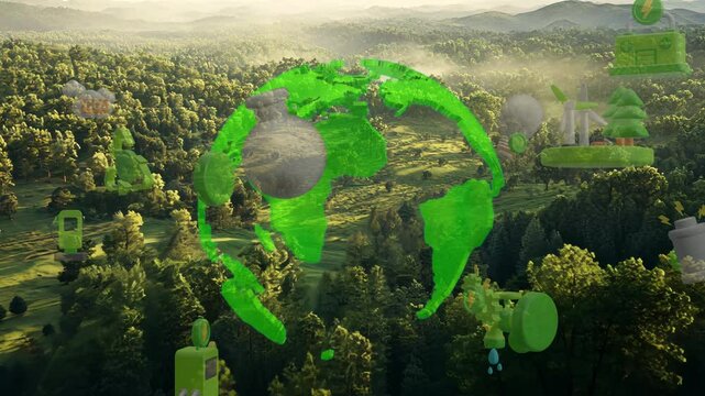 Environmental technology concept. Sustainable development goals. SDGs.