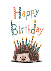 A cheerful birthday greeting with the text 