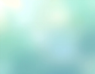 Soft Abstract Background with Pale Blue and Green Gradient