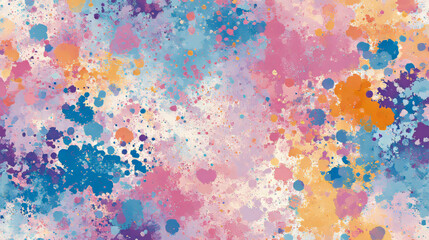 Lnk art brush splash seamless pattern grunge colorful hand drawn spray texture background seamless pattern vector illustration.