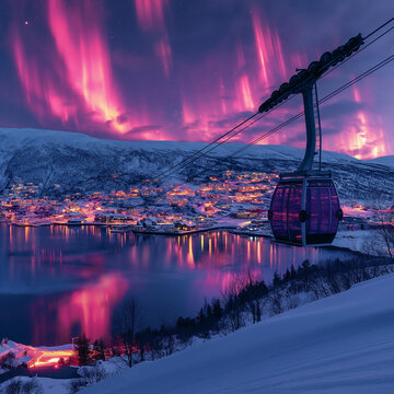Fjellheisen Cable Car For panoramic views of Troms&oslash; and its surroundings, take the Fjellheisen cable car