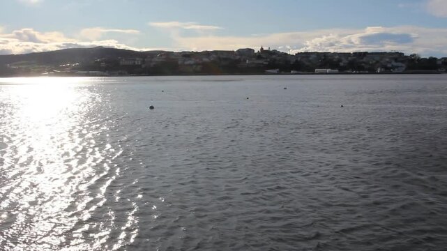 river Eo between Ribadeo and Castropol