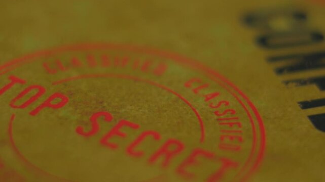 CIA Classified Folder Vintage