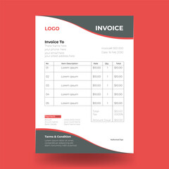 Business inovice template design