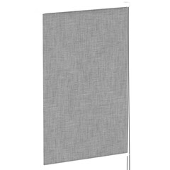 3d render fabric roller blind with transparent background