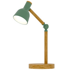 3d render desk lamp with transparent background