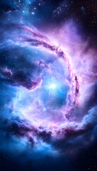 Cosmic Nebula, Stellar Formation, Outer Space