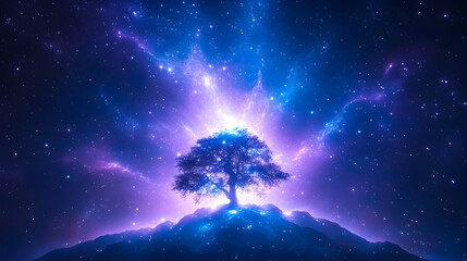 Cosmic Tree on Hilltop