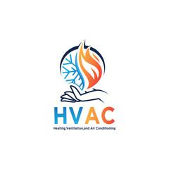 hvac logo template