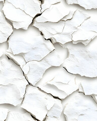 Fototapeta premium Cracked white paint texture background