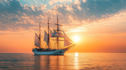 Obraz premium Ship boat sea frigate symbol vessel travel industry vector sailboats cruise of marine icon