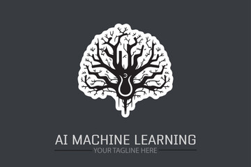 AI Brain cell DNA Vector Logo Ideas for Unique Branding and Graphic Design Inspiration