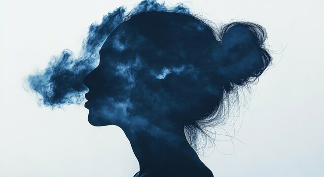 Abstract Portrait of Inner Thoughts and Emotions