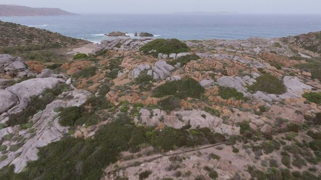 Crete Vai Beach Aerial View