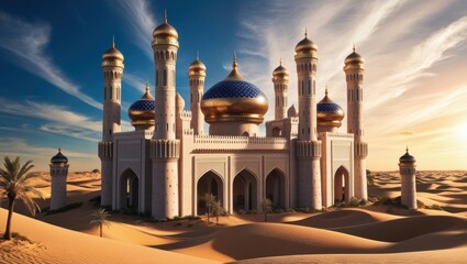 Fototapeta premium mosque in cairo egypt