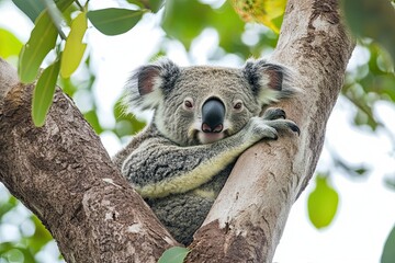 Koala isolated on white background