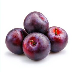 Obraz premium Fresh, juicy plum fruits perfect for snacking, bursting with flavor and nutrients, now available and ready to enjoy