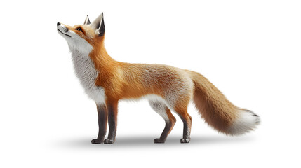 Fototapeta premium orange fox realistic