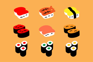 かわいいお寿司セット