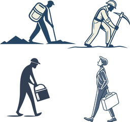 company logo silhouette vector woman people illustration business fashion businessman cartoon icon,