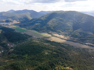 Fototapeta premium Amazing Autumn Landscape of Greben Mountain, Bulgaria
