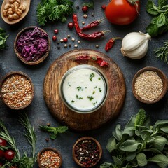 Herbs and spices in cooking probiotics