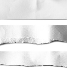 pieces of torn paper texture background, copy space for your text.
