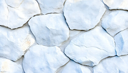 Fototapeta premium Light Blue Stone Wall Exterior