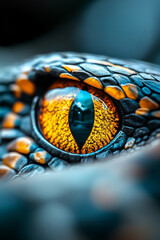 Fototapeta premium Macro photography of snake eye
