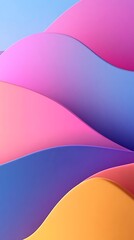 Abstract Colorful Wave Pattern.