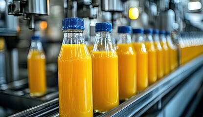 Bottled orange juice production line