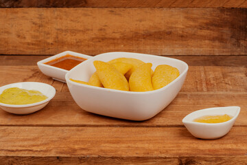 Fried empanadas, typical Colombian food