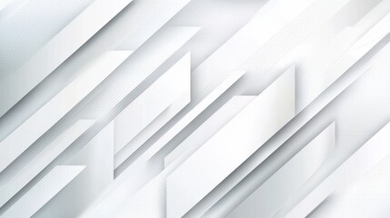 Fototapeta premium Abstract White Lines Modern Minimalist Background Design.