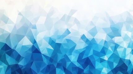 Fototapeta premium Cool Blue Polygonal Mosaic Background Design.