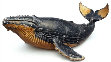 Magnificent Humpback Whale Sculpture: A Masterpiece of Art