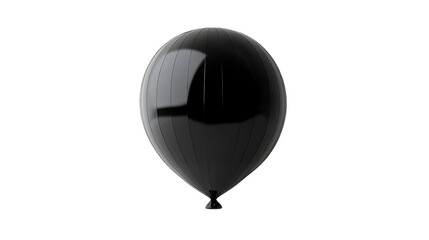 Obraz premium black balloon isolated on pn