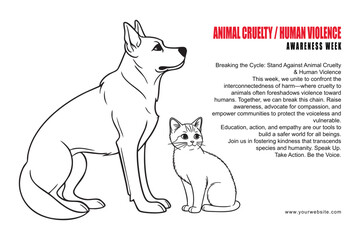 Raising awareness to break the cycle of cruelty against animals and humans. Join the fight for compassion and safety for all.