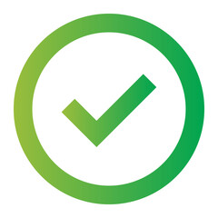 Be Present Icon. Check Mark Symbol. Illustration for Mindfulness and Awareness Concept.