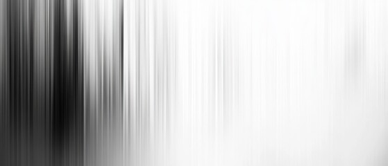 Obraz premium Abstract black and white vertical lines creating a modern artistic background with a blurred effect for design projects