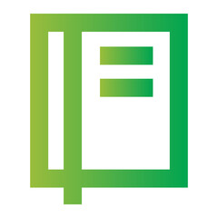 Journal Icon. Notebook Symbol. Illustration for Personal Diary and Record Concept.