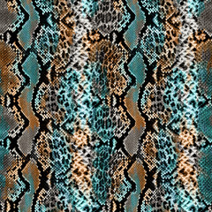 animal and abstract pattern work, snake and leopard skin mixed patterns, patterns suitable for fabric print and background.Abstract artistic background. modern Art feathers leopard pattern and repeat 
